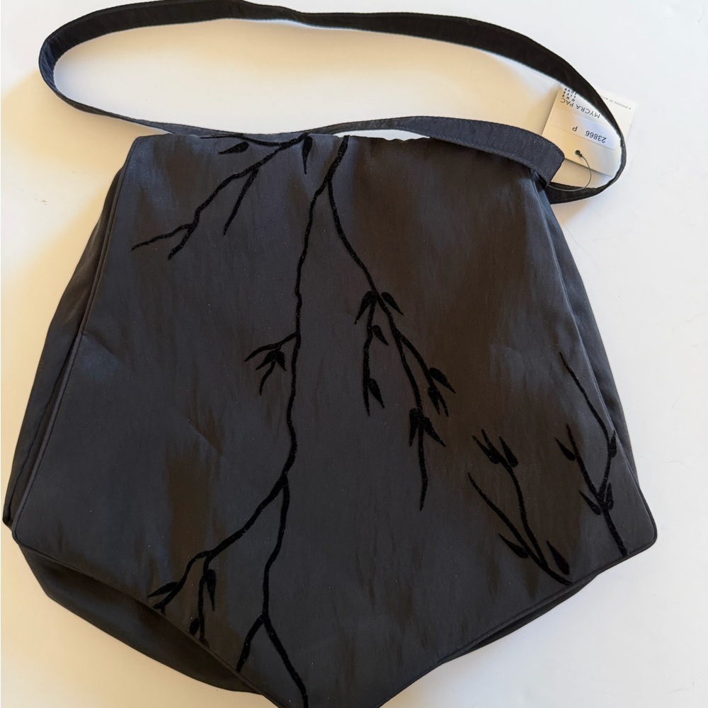 Mycra Pac Black Crossbody Satchel Bag